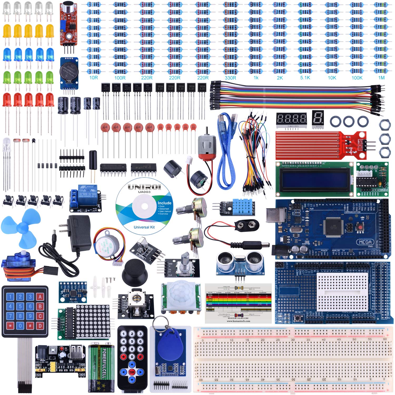 UNIROI MEGA 2560 Project Most Complete Ultimate Starter Kit